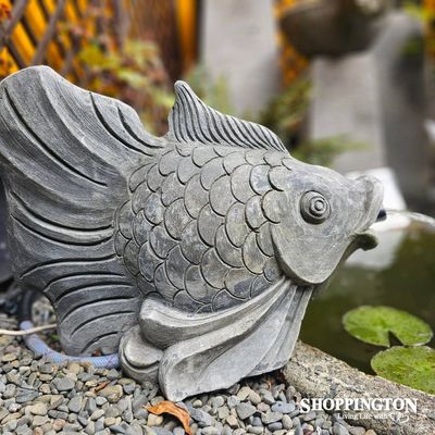 Fish Water Fountain - Concrete Fish 45cm