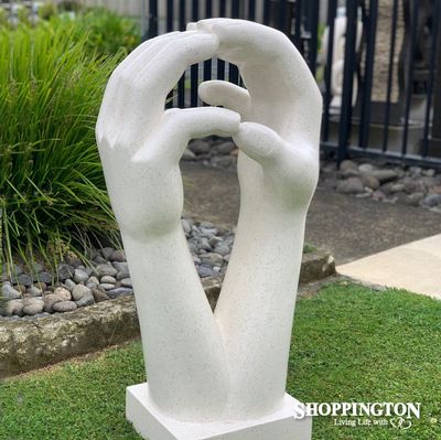 Garden Sculpture - Terrazzo Hands 100cm