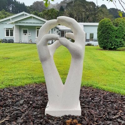 Garden Sculpture - Terrazzo Hands 100cm