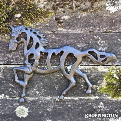 Cast Iron Horse Wall Art