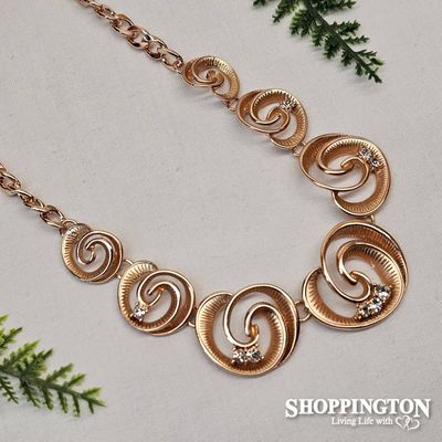 Necklace - Rose Gold Koru