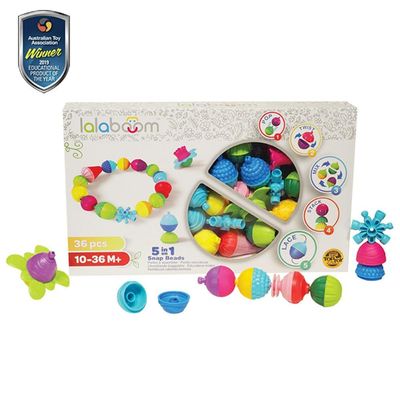 Lalaboom Snap Beads 36pce