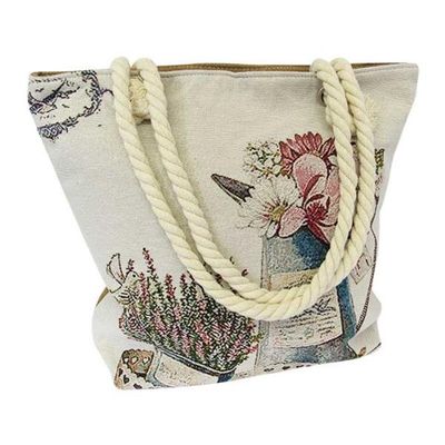 Shoulder Rope Tote Bag / Jardin