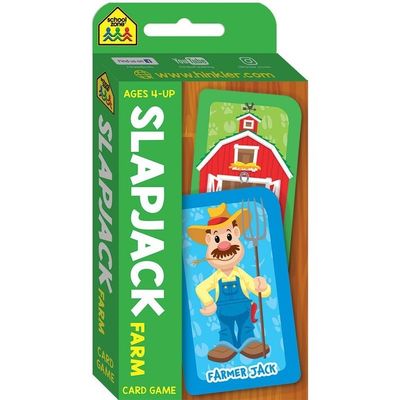 SchoolZone Card Game - Slap Jack Farm
