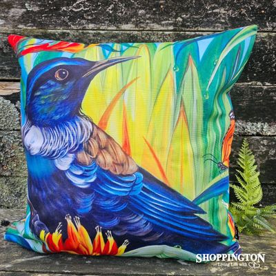 Cushion - NZ Print - Tui - Irina Velman