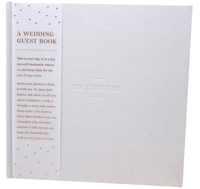 Wedding Guest Book - On This Day