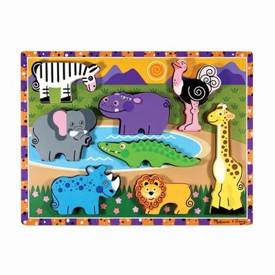 Melissa &amp; Doug - Chunky Puzzle Safari Animals
