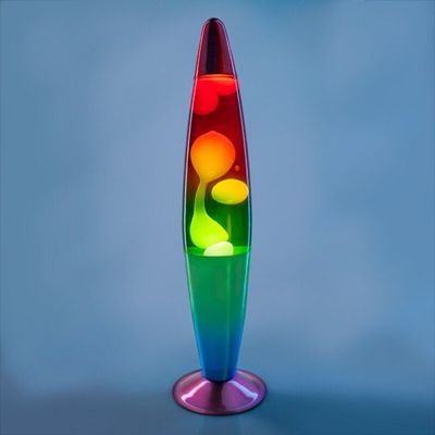 Metallic Motion Lava Lamp - Rainbow