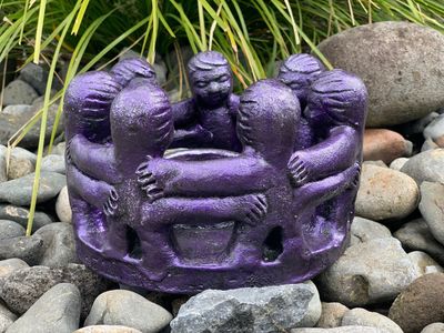 Pottery Circle of Friends 25cm / Purple