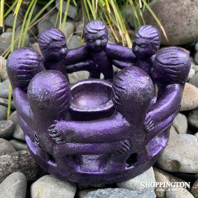 Pottery Circle of Friends 25cm / Purple