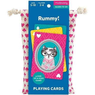 Mudpuppy Card Games - Rummy