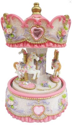 Musical Carousel / Pink and Cream