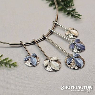 Necklace - Solid Bar Leaf