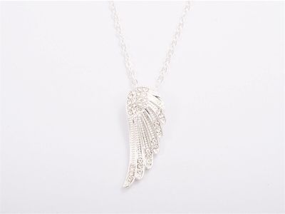 Necklace - Silver Angel Wing