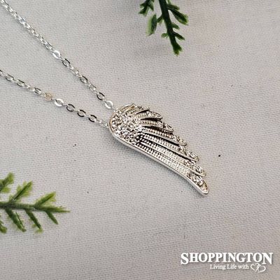 Necklace - Silver Angel Wing