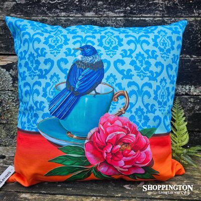 Cushion - NZ Print - Nest - Angie Dennis