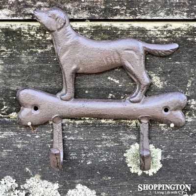 Cast Iron - Dog on Bone Hook