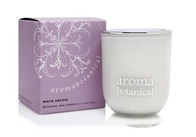 Aromabotanical Soy Wax Candle 185grams / White Orchid