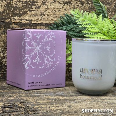 Aromabotanical Soy Wax Candle 185grams / White Orchid