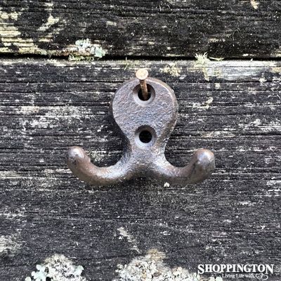 Cast Iron Mini Double Hook