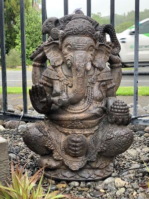 Garden Ornament - Concrete Ganesha 80cm