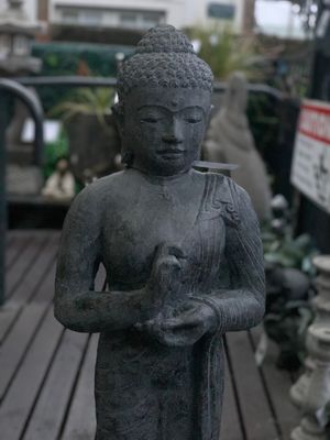 Garden Ornament - Concrete Buddha Standing 100cm
