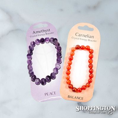 Crystal Gemstone Energy Bracelets