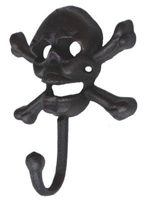 Cast Iron Skull Hook