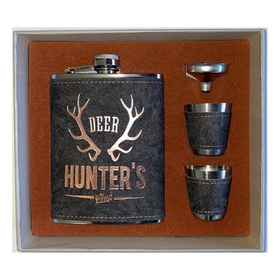 Deer Hunter Flask Set