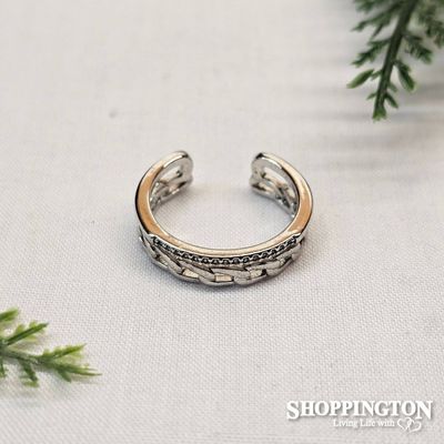 Ring - Silver Chain