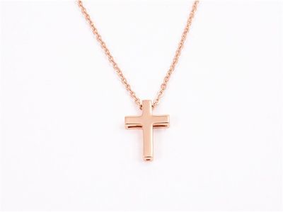 Necklace - Rose Gold Cross