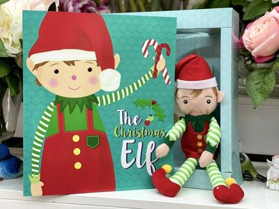 Christmas Elf Gift Set - Book and Soft Toy
