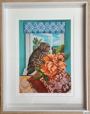Angie Dennis - Framed Print - Lean Into It