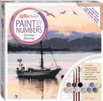 Paint By Numbers Evening Mooring