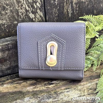 Wallet - Keyhole Clasp Grey