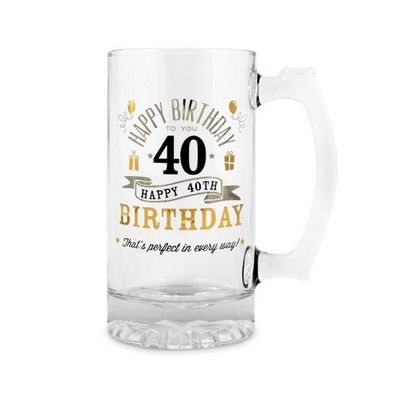 40th Beer Mug