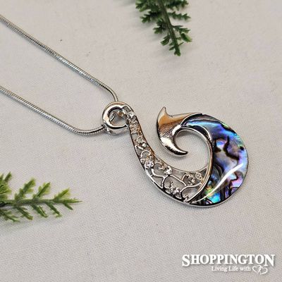 Necklace - Paua Fish Hook