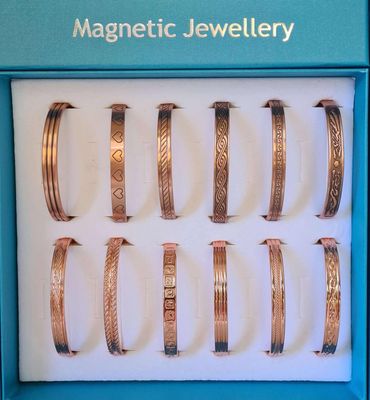 Copper Magnetic Open Bracelet