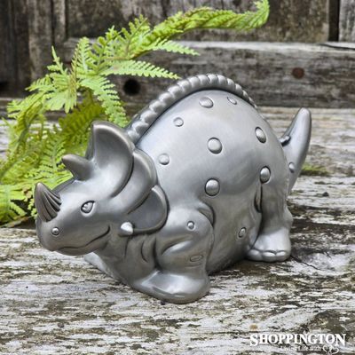 Triceratops Pewter  Money Box