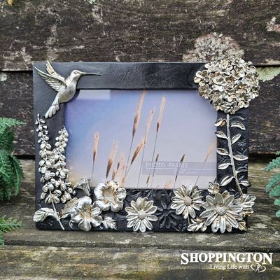 Hummingbird Photo Frame - Champagne