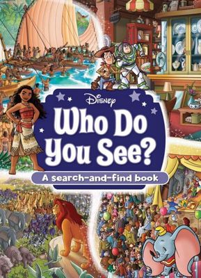 Disney: Who Do You See? A Search-And-Find Book