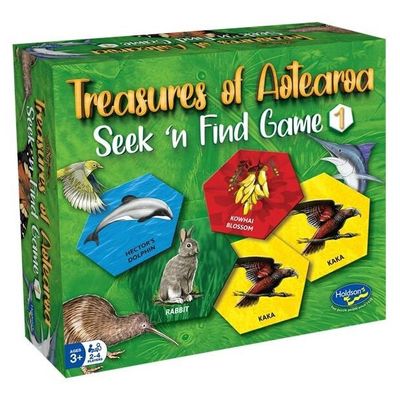 Treasures of Aotearoa Seek &amp; Find Game #1