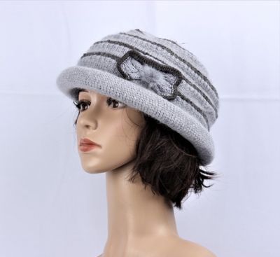Hat - Cashmere Rolled Edged Bucket
