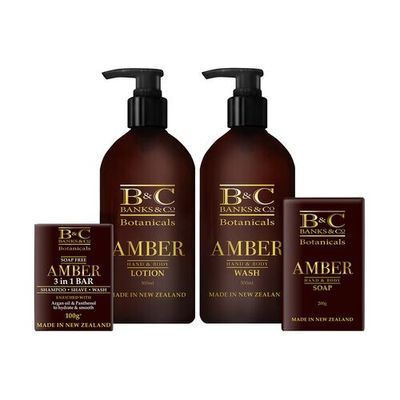 Banks &amp; Co / Amber 3-in-1 Shampoo Shave &amp; Wash