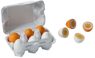 Wooden Eggs 6 Pack