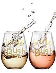 Rose Gold Stemless Wine Glass - Wine A Little