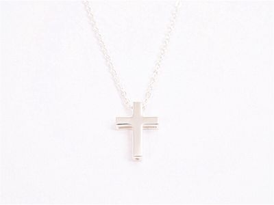 Siver cross necklace