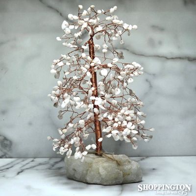 Crystal Tree - White Jade