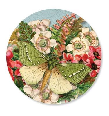 NZ Flora &amp; Fauna Compact Mirror - Puriri Moth