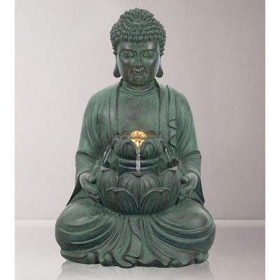 Water Fountain - Lotus Flower &amp; Buddha  (indoor)